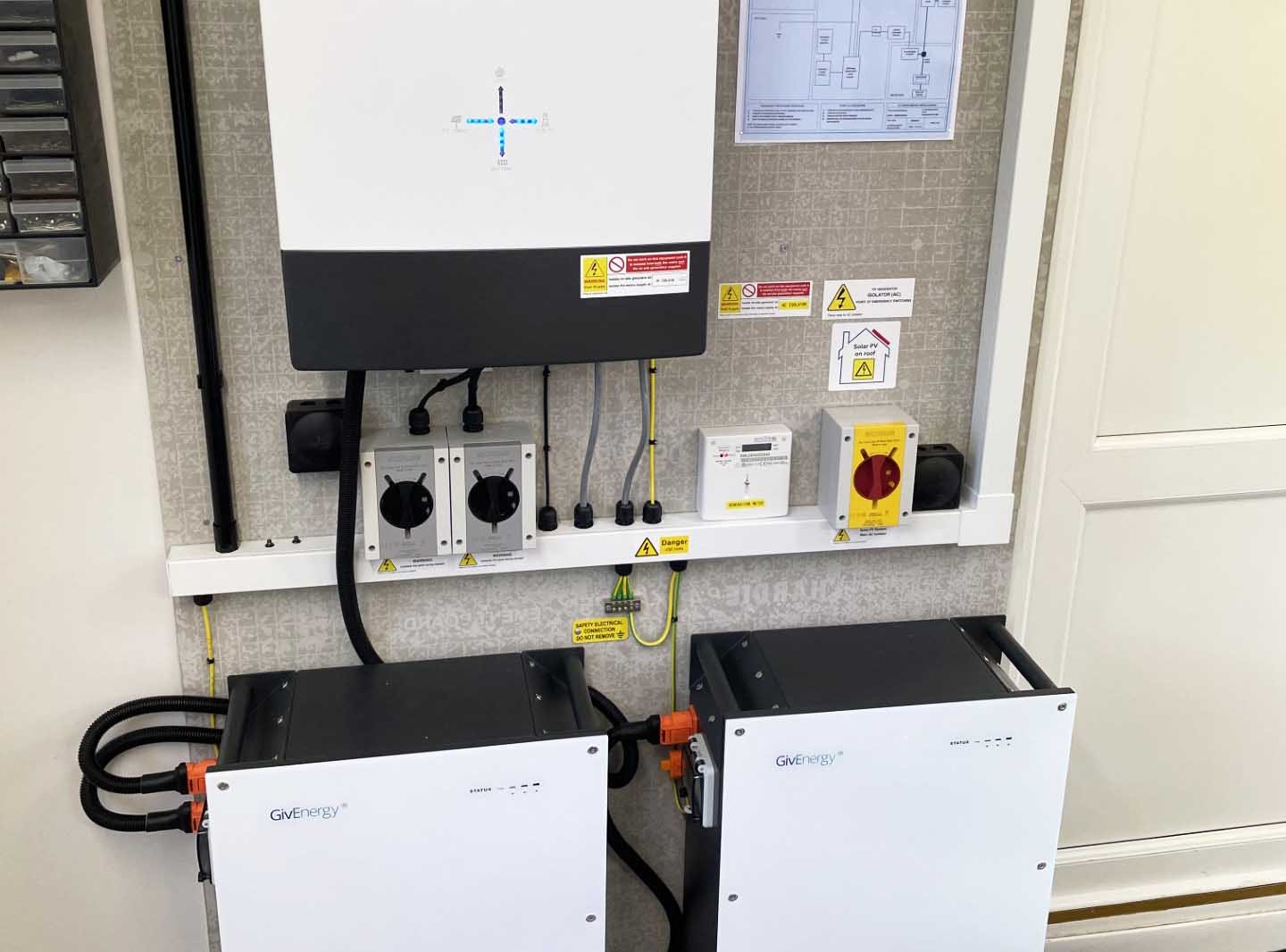 Battery backup installation for solar systems Cape Town